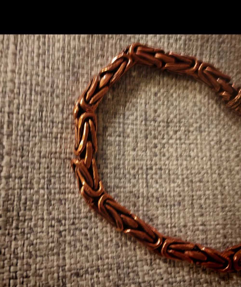 Antiqued Copper Plated Bracelet - Unisex